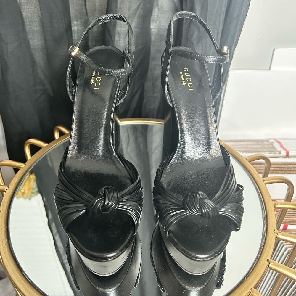 Gucci Allie Knotted Platform Sandal - Picture 3 of 11